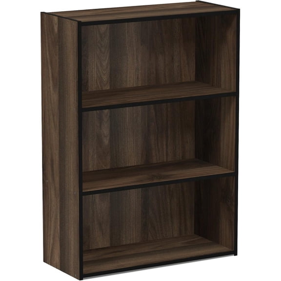 Global Glam Open Shelf Bookcase Medium Density Composite Wood Adjustable Scratch-Resistant Shelves