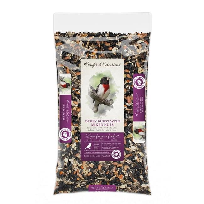 Global Harvest Foods  10 lbs Songbird Selections Finches Wild Bird Food Fruits & Nuts