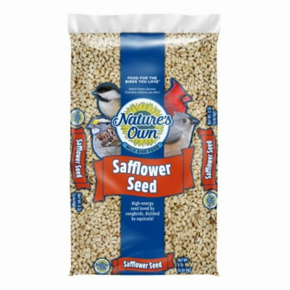 Global Harvest Foods 147348 8 Lbs Safflower Seed Wild Bird Food Bag