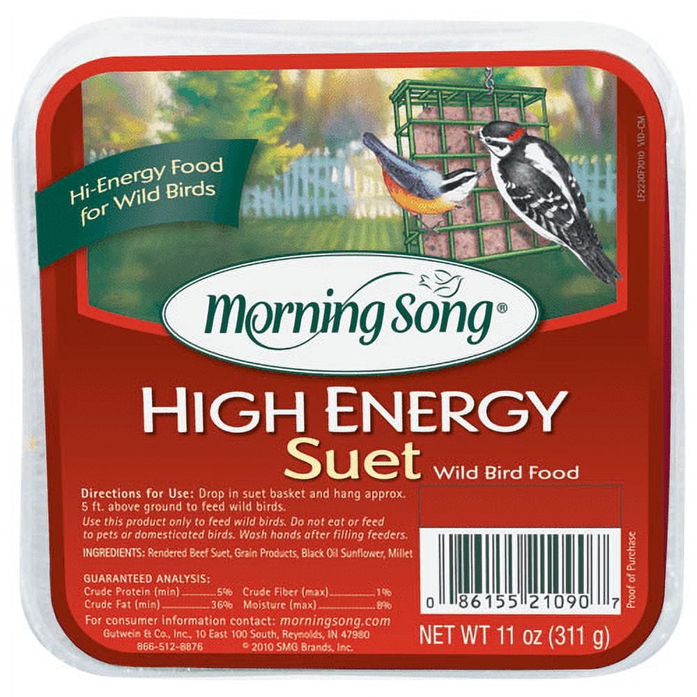 Global Harvest Foods Morning Song High Energy Suet Wild Bird Food (Pack