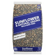 Global Harvest Foods Sunflower & Grains Wild Bird Feed, Dry, 1 Count per Pack, 20 lb. Bag
