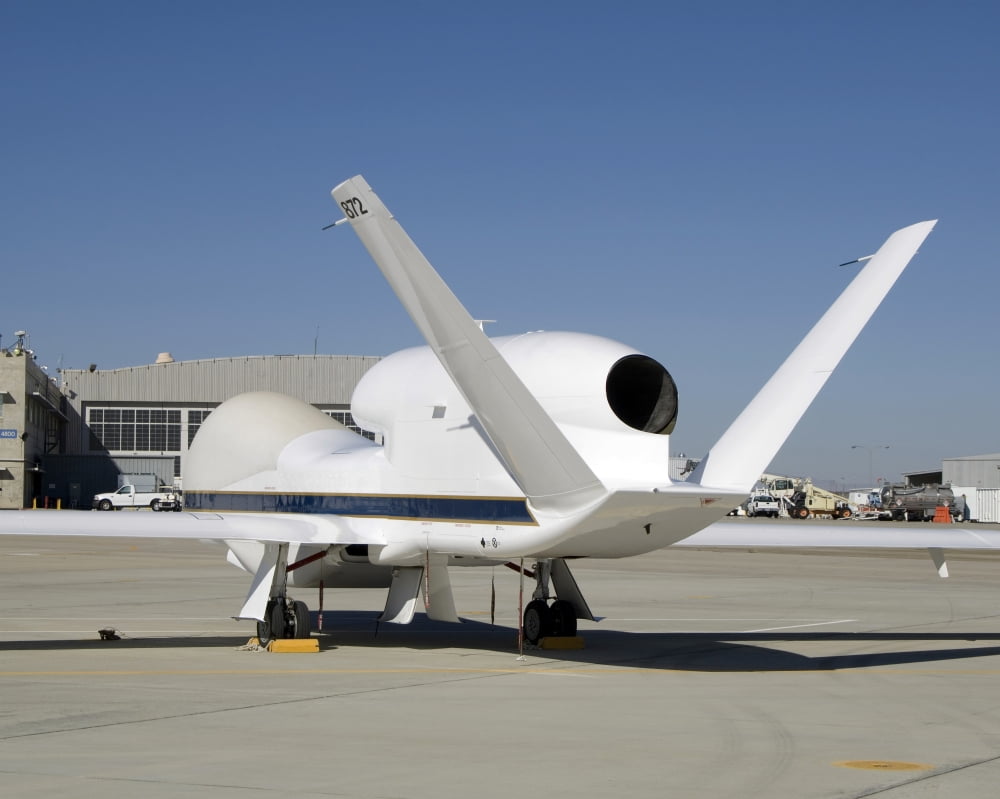 Global Hawk unmanned aircraft Canvas Art - Stocktrek Images (31 x 25)