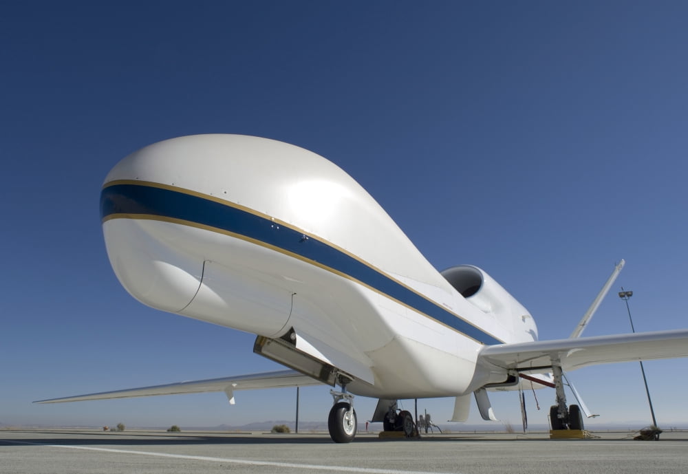 Global Hawk unmanned aircraft Canvas Art - Stocktrek Images (33 x 23)