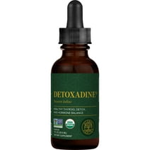 Global Healing Detoxadine Organic Nascent Iodine Liquid Supplement for Thyroid Support, 1 fl. oz