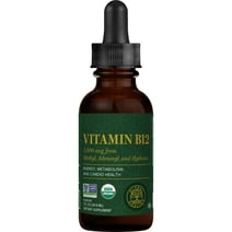 Global Healing Liquid Vitamin B12, Organic Energy Supplement Drops, 5000mcg, 1 fl oz