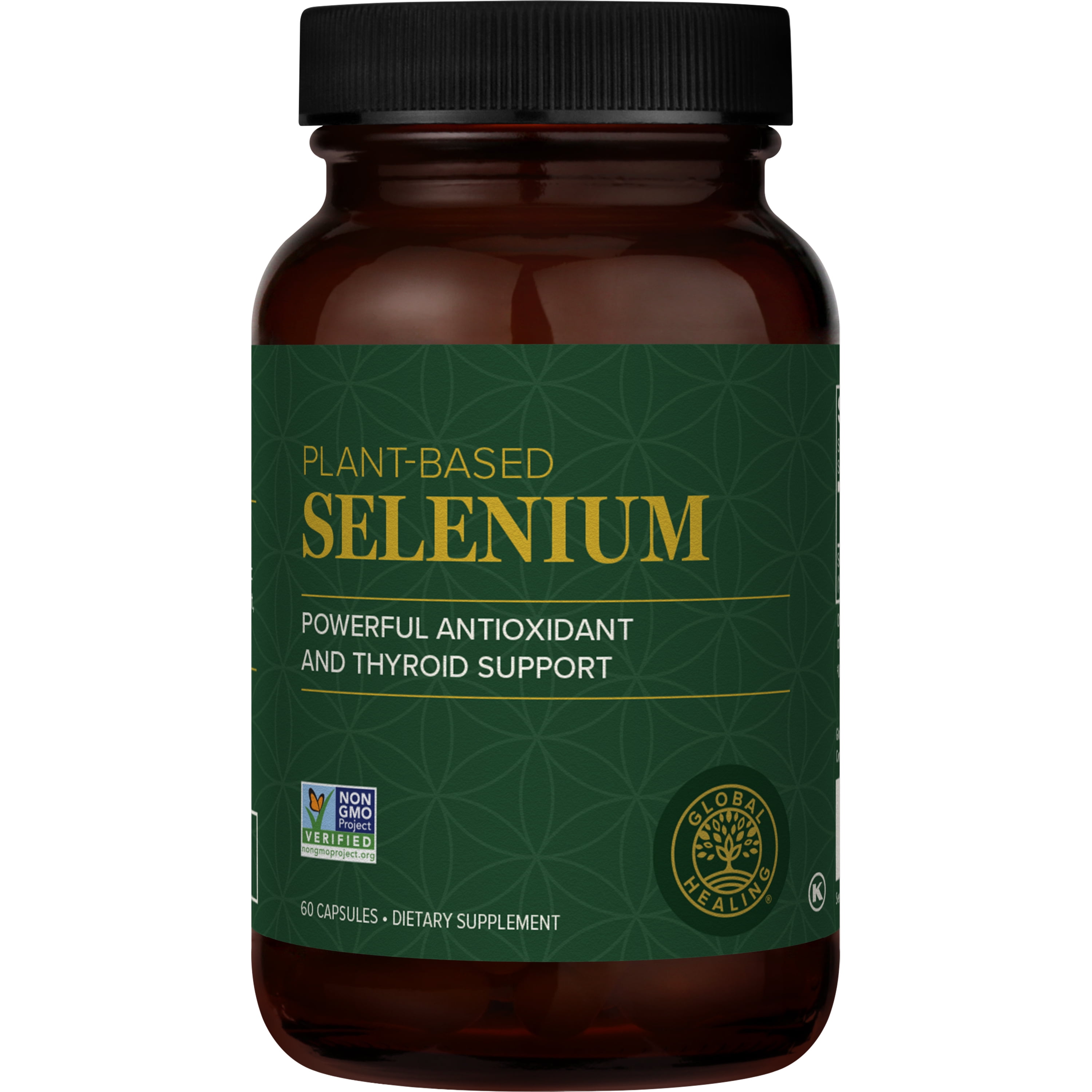 Global Healing Mustard Seed Selenium, Vitamin Supplement For Thyroid