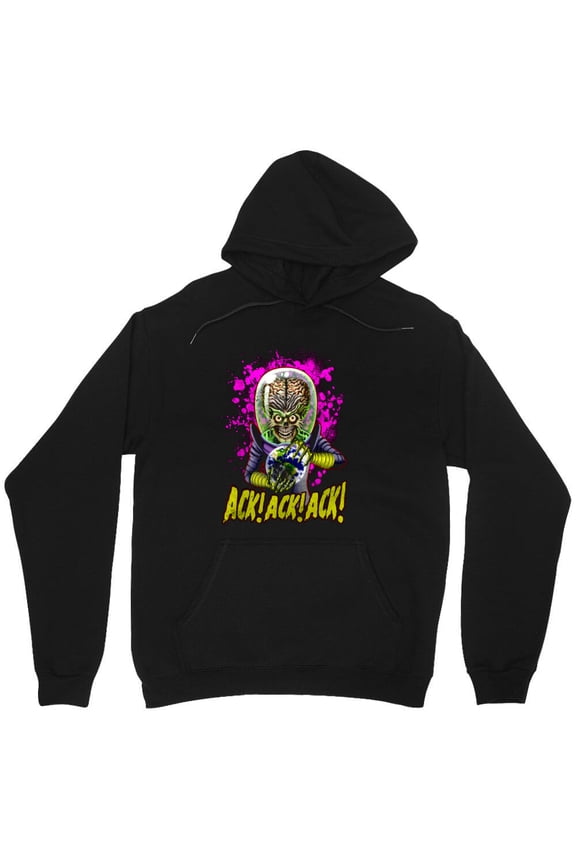 Global In My Hand Mars Attacks! Graphic Vintage Sci-Fi Movie Fan Art M875 Unisex Hoodie, Up to Size 5XL
