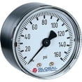 thumbnail image 1 of Global Industrial 2"" Pressure Gauge 160 PSI 1/8"" NPT CBM Steel, 1 of 3