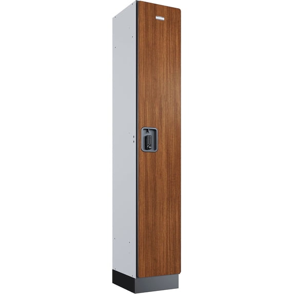 Locker Dda Global Industrial 1-Tier 1 Door Digital Wood Locker, 12