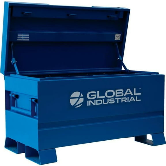 Global Industrial 133722 Jobsite Chest - 12 cu. ft. Steel, Blue