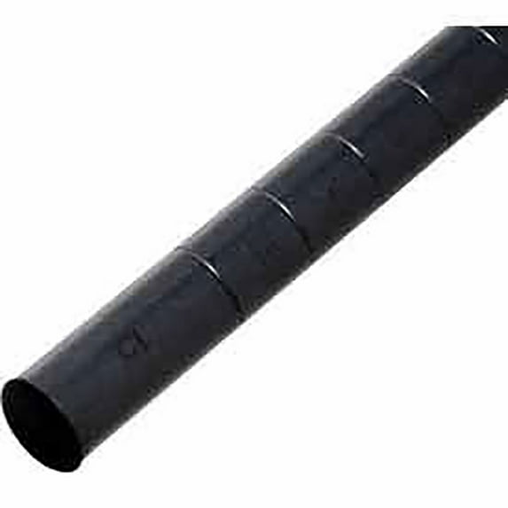 Global Industrial 711246 Nexel P14B Black Epoxy Post - 14 in. - Pack of 4