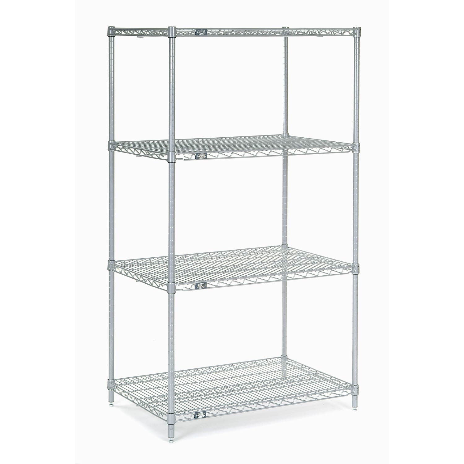 Global Industrial 14366Z Nexel Poly-Z-Brite Wire Shelving, 36 x 14 x 63 in.