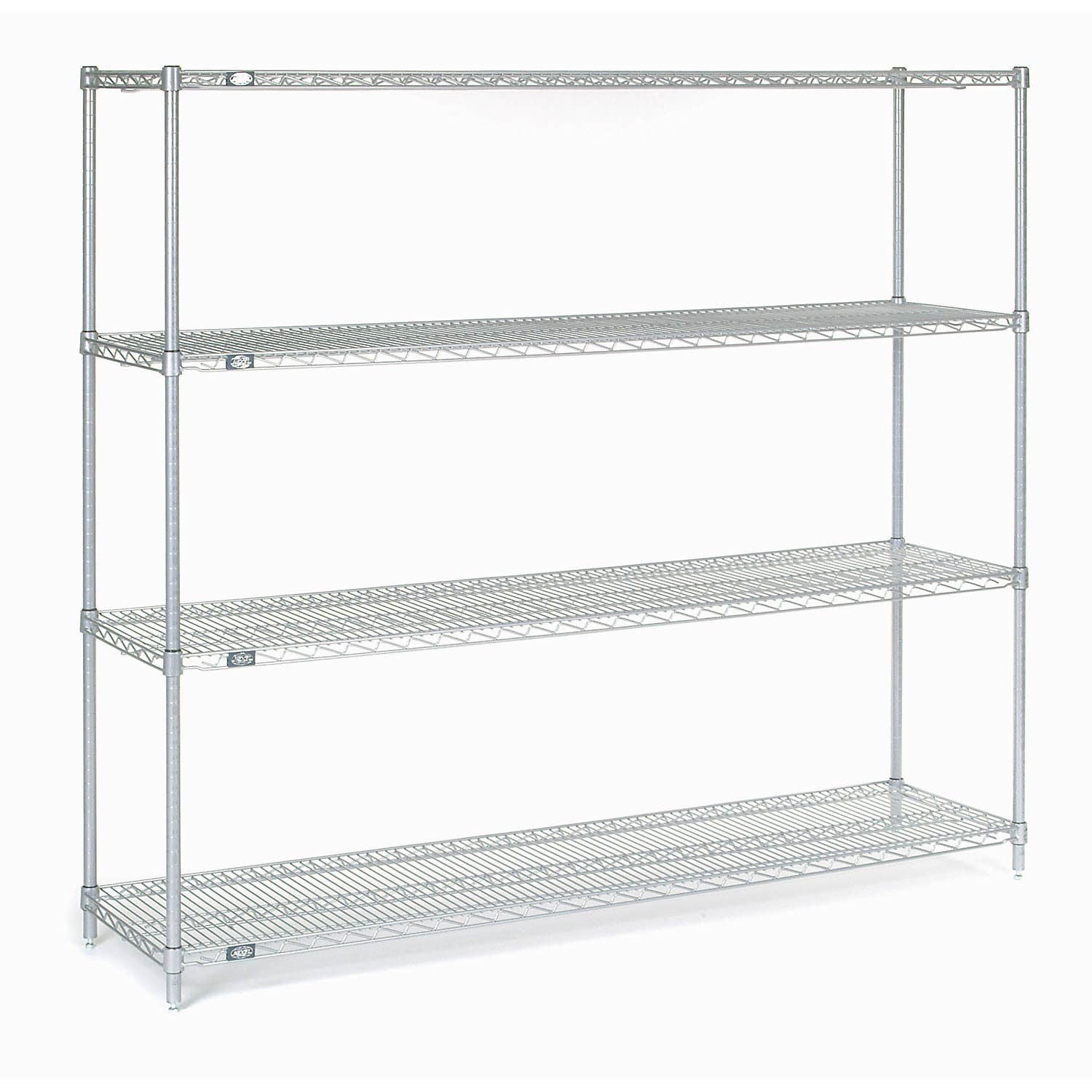 Global Industrial 14726C Nexel Chrome Wire Shelving, 72 x 14 x 63 in ...