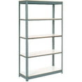 thumbnail image 1 of Global Industrial Extra Heavy Duty Shelving 36Wx12Dx96H 5 Shelves 1500 lbs. Cap. Per Shelf GRY, 1 of 3