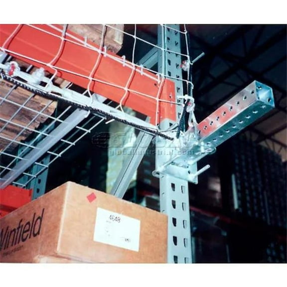 Global Industrial Pallet Rack Netting One Bay 123"W x 96"H 1-3/4" Sq. Mesh 1250 lb Rating