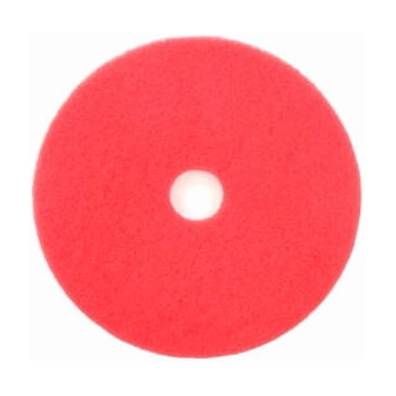 Global Industrial 18"" Buffing Pad Red 5 Per Case