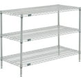 thumbnail image 1 of Global Industrial 18243Z3 Nexel 3 Shelf Poly-Z-Brite Wire Shelving Unit Starter, Clear - 24 x 18 x 34 in., 1 of 1