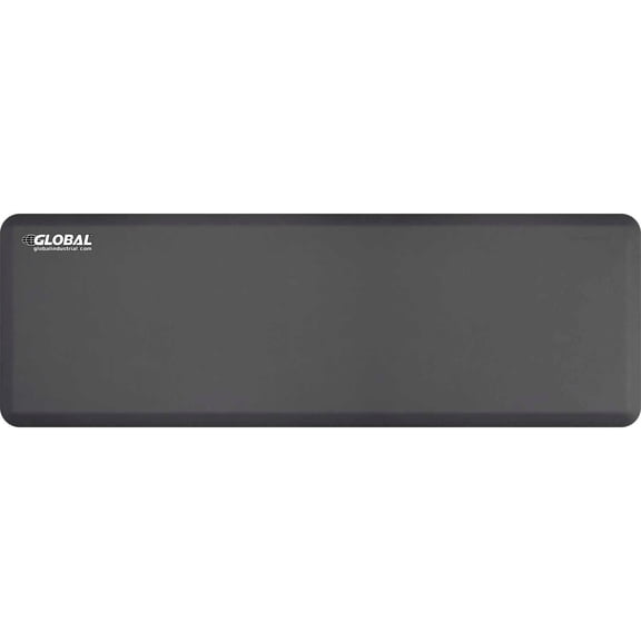 Global Industrial 2' x 6' Supreme Anti Fatigue Mat 3/4" Thick, Gray