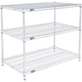 thumbnail image 1 of Global Industrial 21423C3 Nexel 3 Shelf Chrome Wire Shelving Unit Starter, Chrome - 42 x 21 x 34 in., 1 of 1