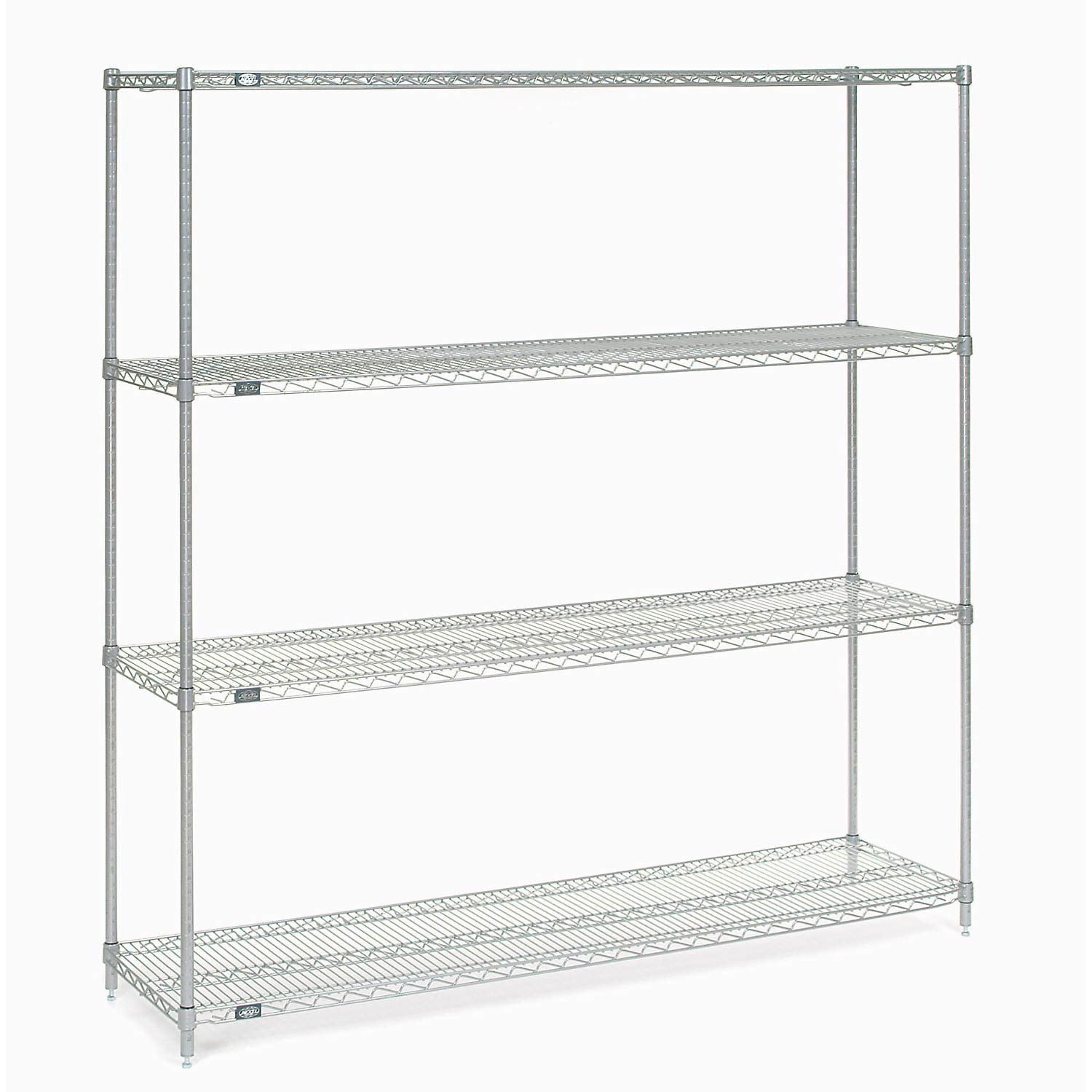 Global Industrial 21727Z 72 x 21 x 74 in. Nexel Poly-Z-Brite Wire ...