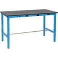 thumbnail image 1 of Global Industrial 237384BBLA Adjustable Lab Workbench - 60 x 36 in. - Power Apron - Phenolic Safety Edge - Blue, 1 of 1