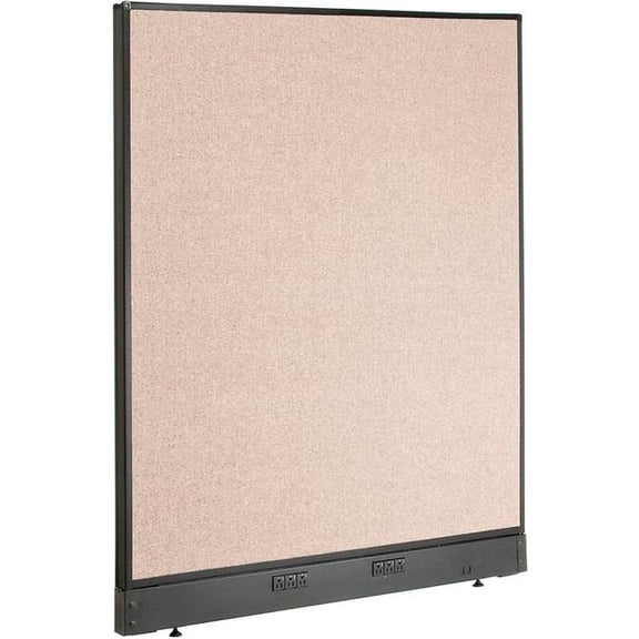 Global Industrial 240225ETN Interion Electric Office Partition Panel - 48.25 x 46 in. - Tan