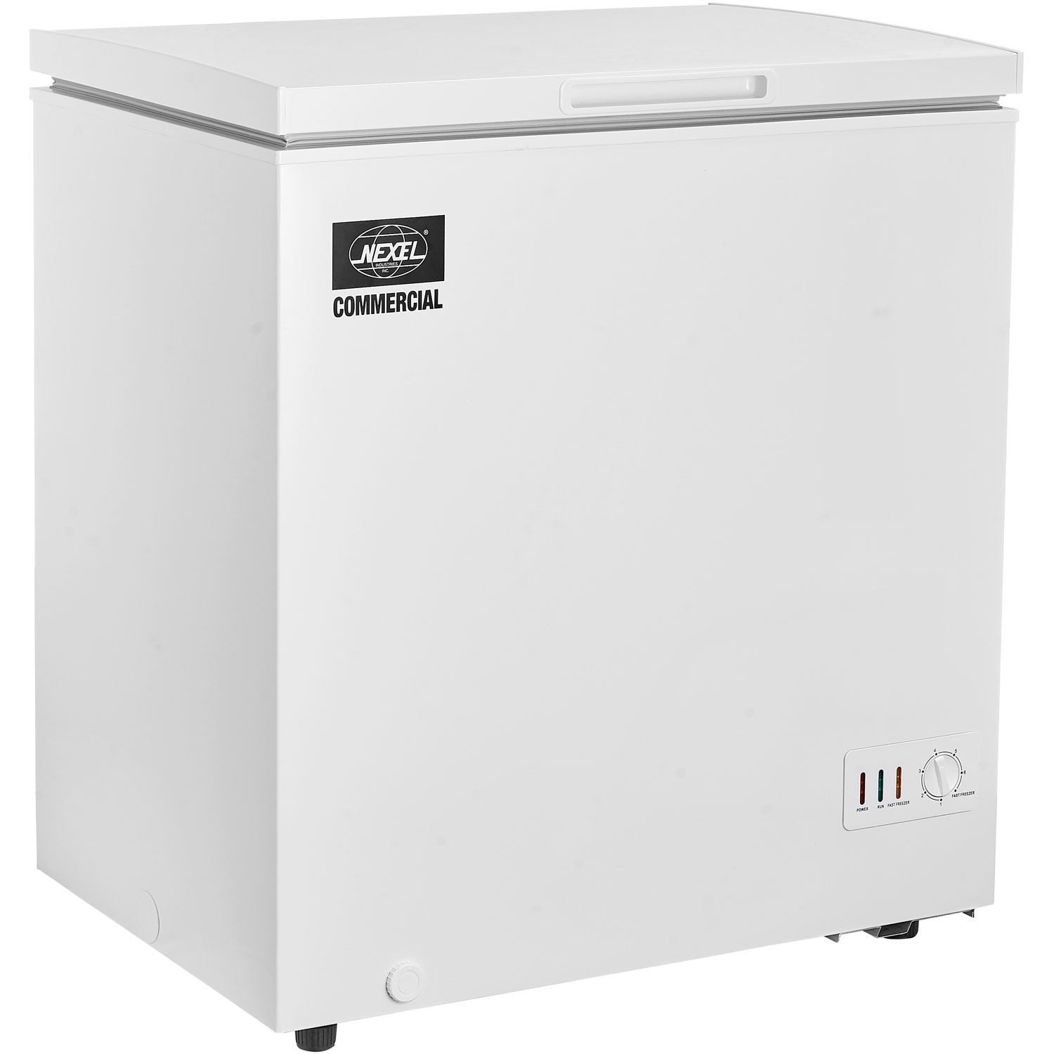 Nexel 4.95 Cu. Ft. White Steel Commercial Chest Freezer