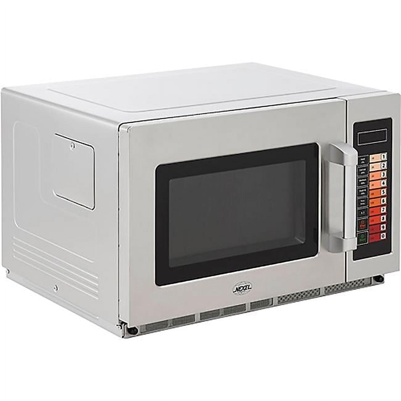 Global Industrial 243325 Nexel Commercial Microwave - 1.2 cu. ft. - 1200W - Keypad Control - Silver
