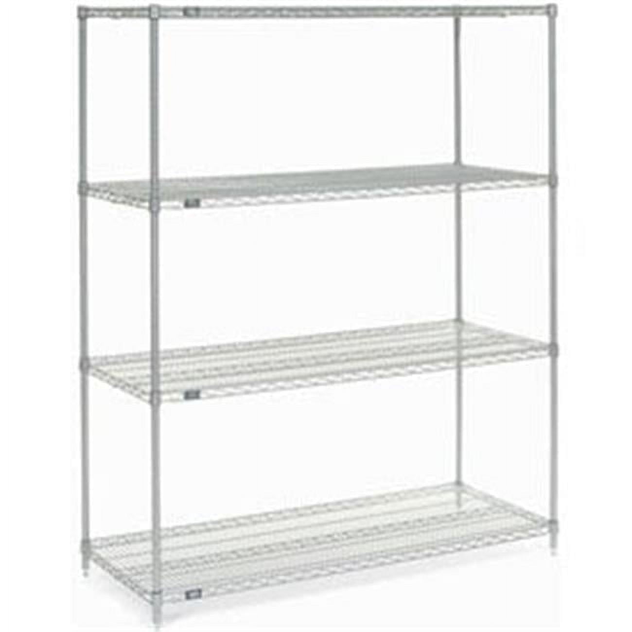 Global Industrial 24607Z 60 x 24 x 74 in. Nexel Poly-Z-Brite Wire ...