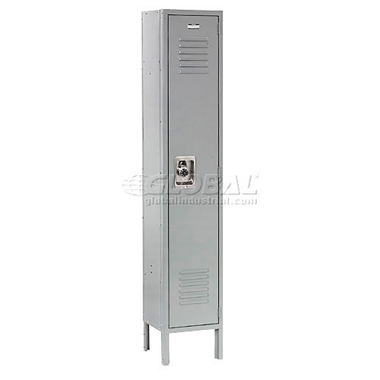 Infinity Locker Global Industrial 254121GY 15 x 18 x 72 in. Single Tier Infinity Locker ...