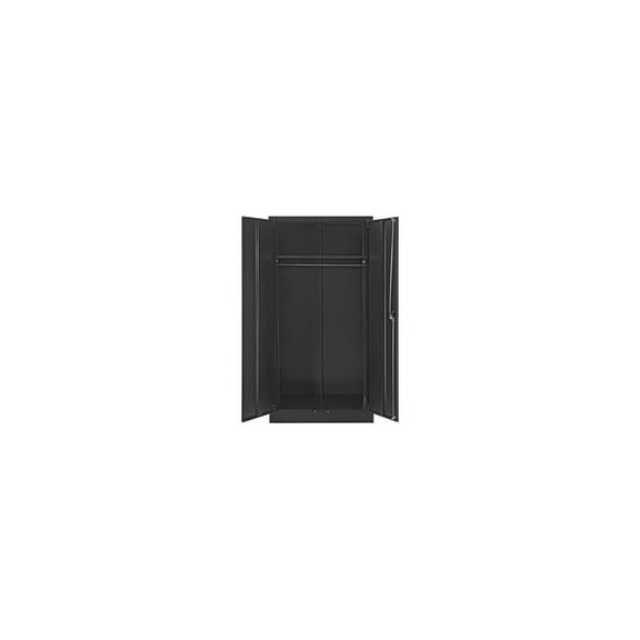 Global Industrial Unassembled Wardrobe Cabinet, 36x24x72, Black