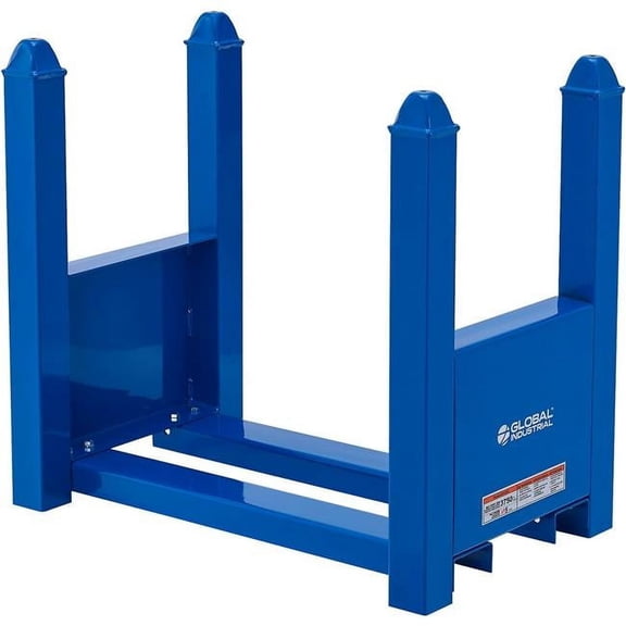 Global Industrial 293285 Modular Bar Stack Rack - Blue - 22 x 15 x 21 in.