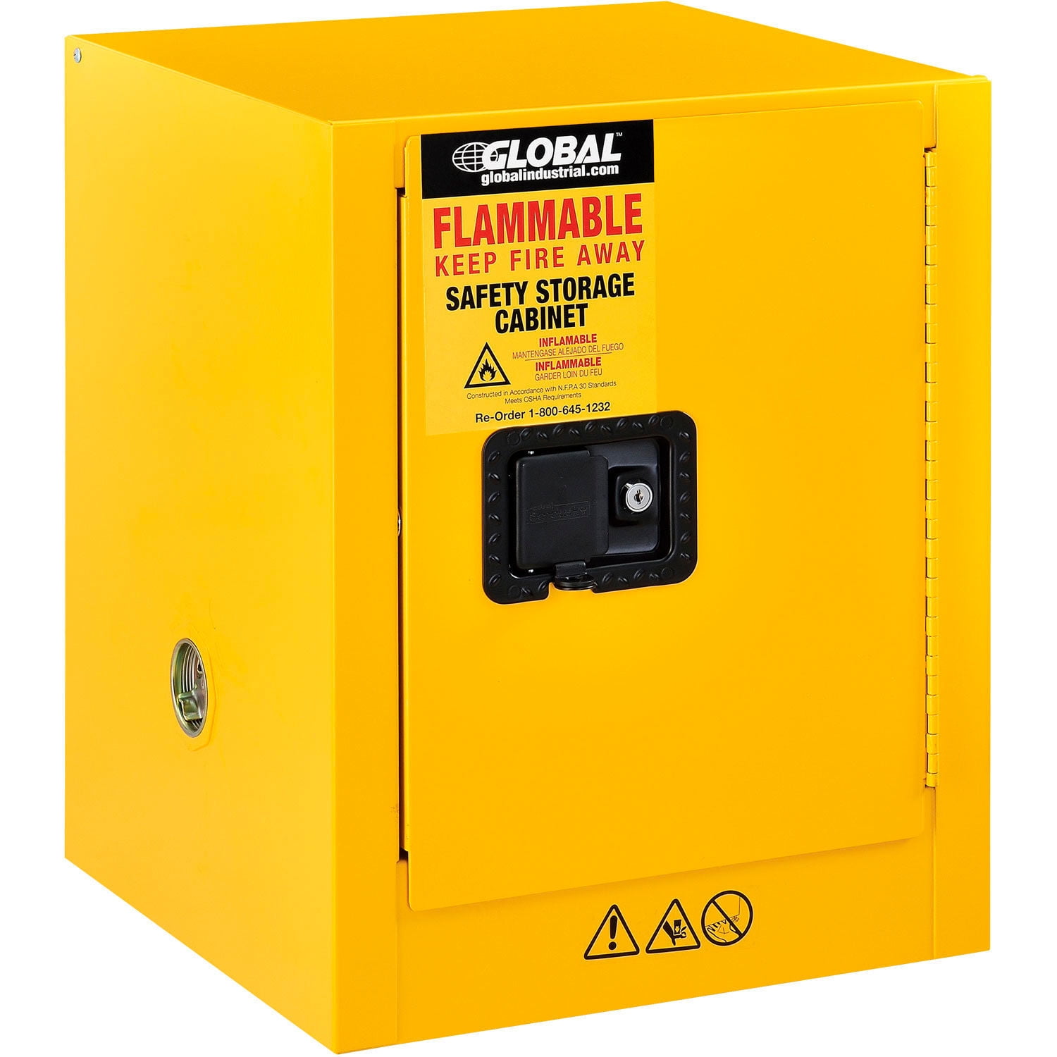 ◆タチカワ◆ウッドブラインド◆W1360×H980◆Z-2507BL1◆ Global Industrial Flammable Cabinet, Manual Close Single Door, 4