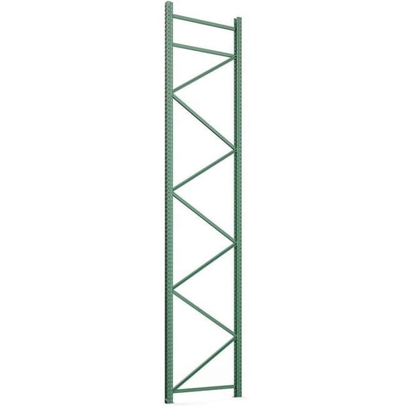 Global Industrial 298694 Bolted Pallet Rack Upright Frame - 42 x 192 in. - Green