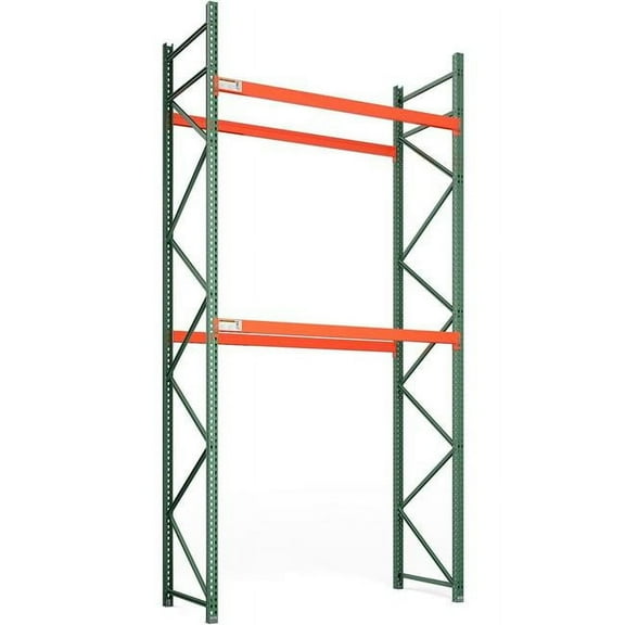 Global Industrial 299194A Bolted Teardrop Pallet Rack Starter - 96 x 42 x 192 in. - 7160 lbs Shelf Capacity