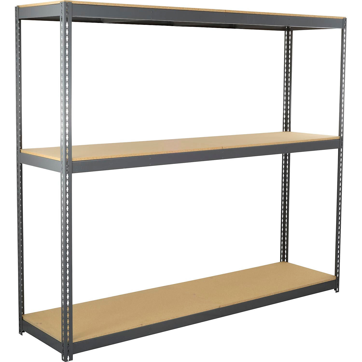 Wide Spn Rack Wide Span Rack With 3 Shelves Wood Deck, 1100 Lb Capacity Per Level, 96 ...