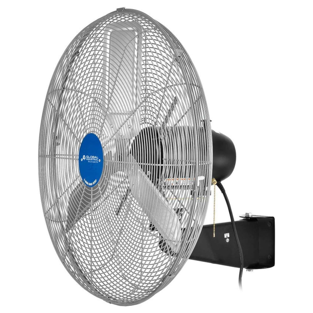 Global Industrial 30" 3 Speed Deluxe Industrial Wall Mount Oscillating Fan