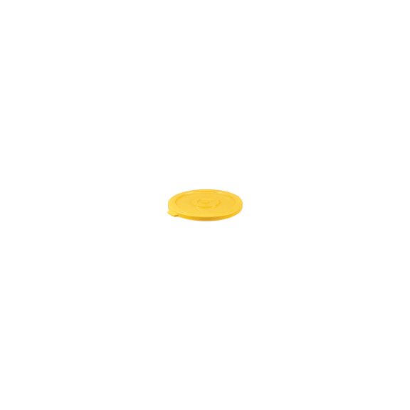 Global Industrial Plastic Trash Can Lid - 32 Gallon Yellow