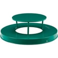 thumbnail image 1 of Steel Rain Bonnet Lid for Global Industrial 36 Gallon Slatted Trash Can Green, 1 of 1
