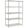 thumbnail image 1 of Global Industrial 36367C5 Nexel 5 Shelf Chrome Wire Shelving Unit Starter, Chrome - 36 x 36 x 74 in., 1 of 1