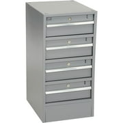 Global Industrial 4 Drawer Workbench Pedestal W/Built-In Base