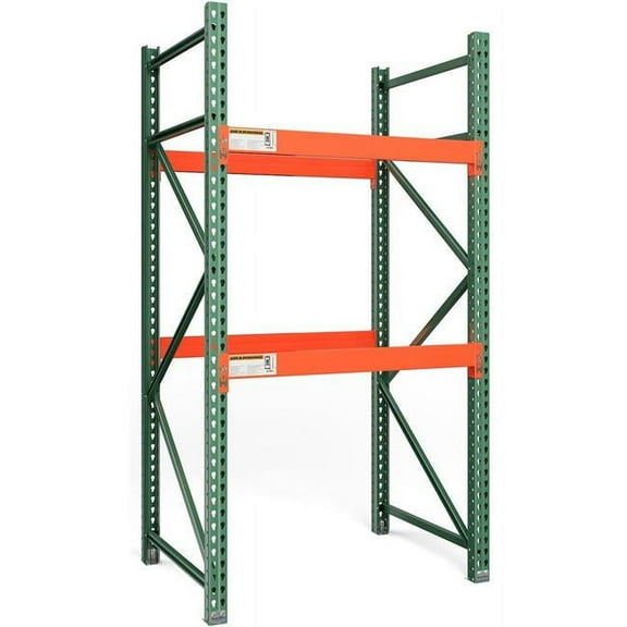 Global Industrial 412338 Bolted Teardrop Pallet Rack Starter - 48 x 48 x 96 in. - 6590 lbs Shelf Capacity