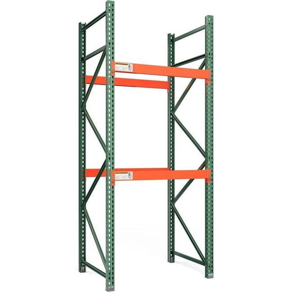 Global Industrial 412339 Bolted Teardrop Pallet Rack Starter - 48 x 42 x 120 in. - 6590 lbs Shelf Capacity