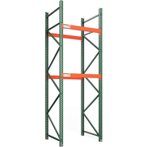 Global Industrial 412340 Bolted Teardrop Pallet Rack Starter - 48 x 48 x 144 in. - 6590 lbs Shelf Capacity