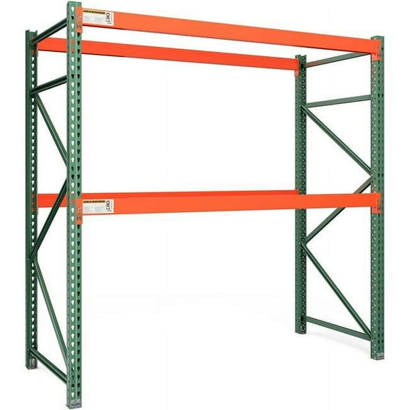 Global Industrial 412364 Bolted Teardrop Pallet Rack Starter - 144 x 48 x 96 in. - 5702 lbs Shelf Capacity