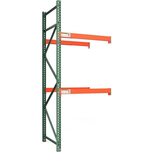 Global Industrial 412369 Bolted Teardrop Pallet Rack Add-On - 48 x 42 x 120 in. - 6590 lbs Shelf Capacity