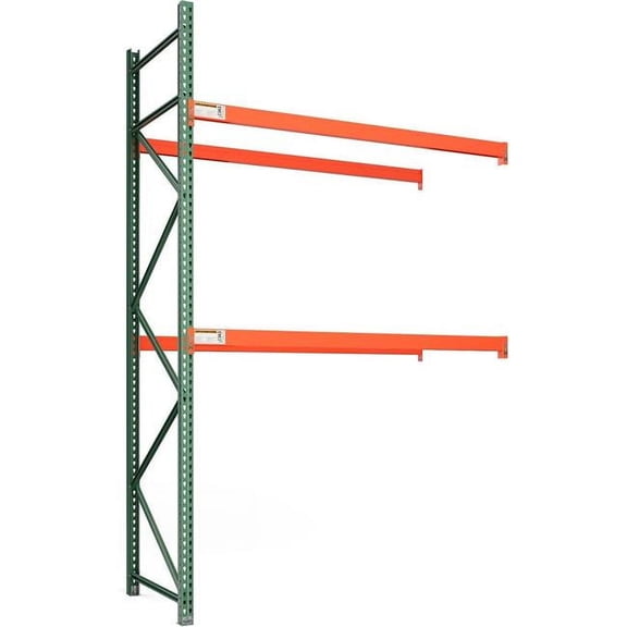 Global Industrial 412392 Bolted Teardrop Pallet Rack Add-On - 120 x 48 x 144 in. - 5630 lbs Shelf Capacity