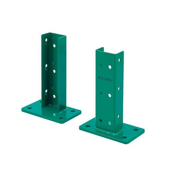 Global Industrial Pallet Rack Footplate 5""W x 8""L x 11-4/5""H 2 Pieces 24 Set