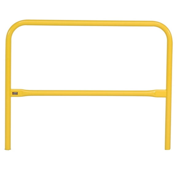 Global Industrial 48"L Pedestrian Barrier, Steel, Yellow