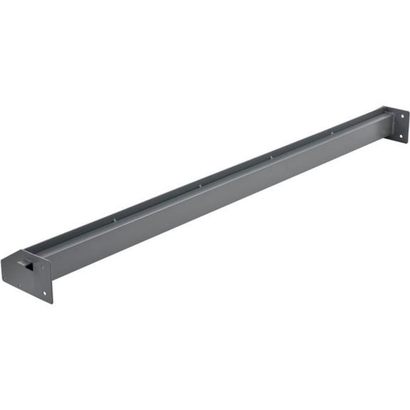 Global Industrial 606941GY 48 in. Bin Rail- Gray
